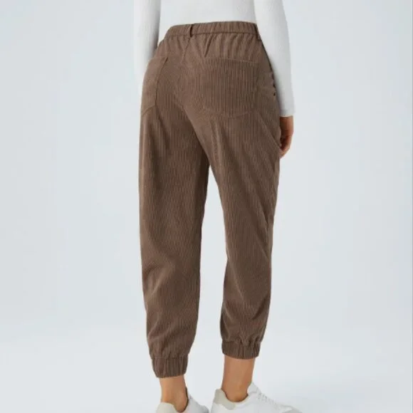 HALARA AuraCord MidRise Corduroy Casual Joggers Size XS Tall NWOT - Picture 11 of 11